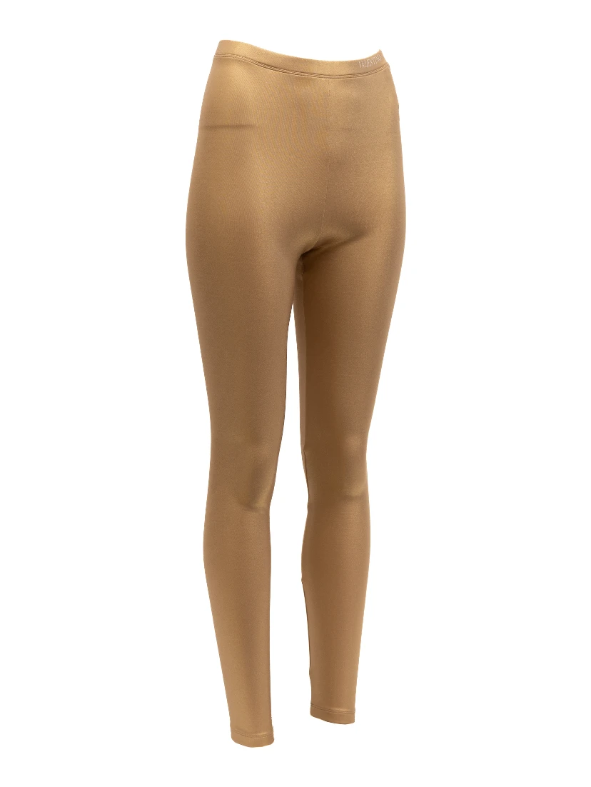 Women Leggings in Gold