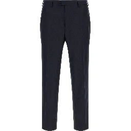 Blue Wool Two-Piece Suit
