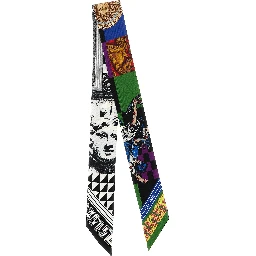 Multicolor Silk Foulard