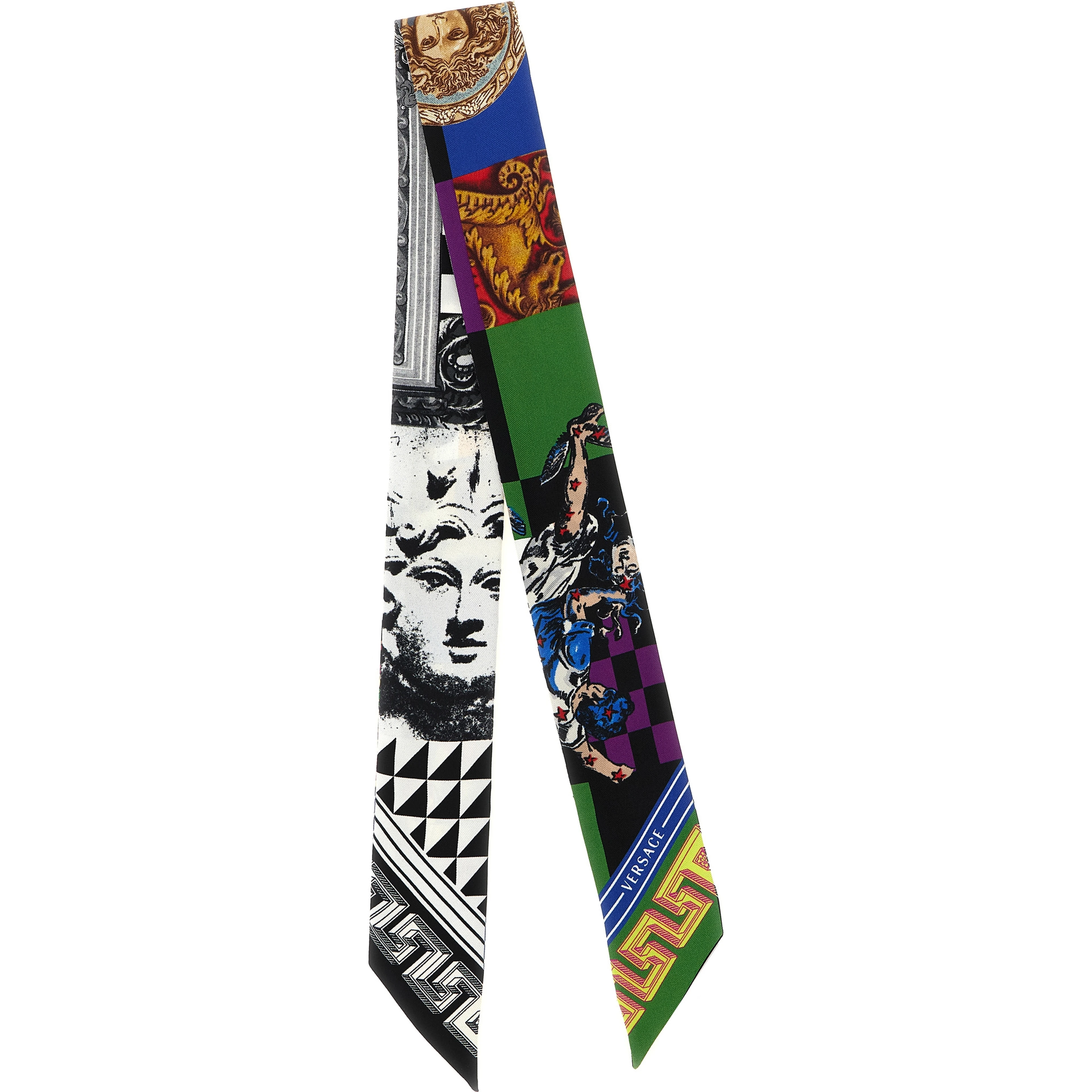 Multicolor Silk Foulard
