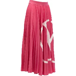 Women Maxi Skirt in pink