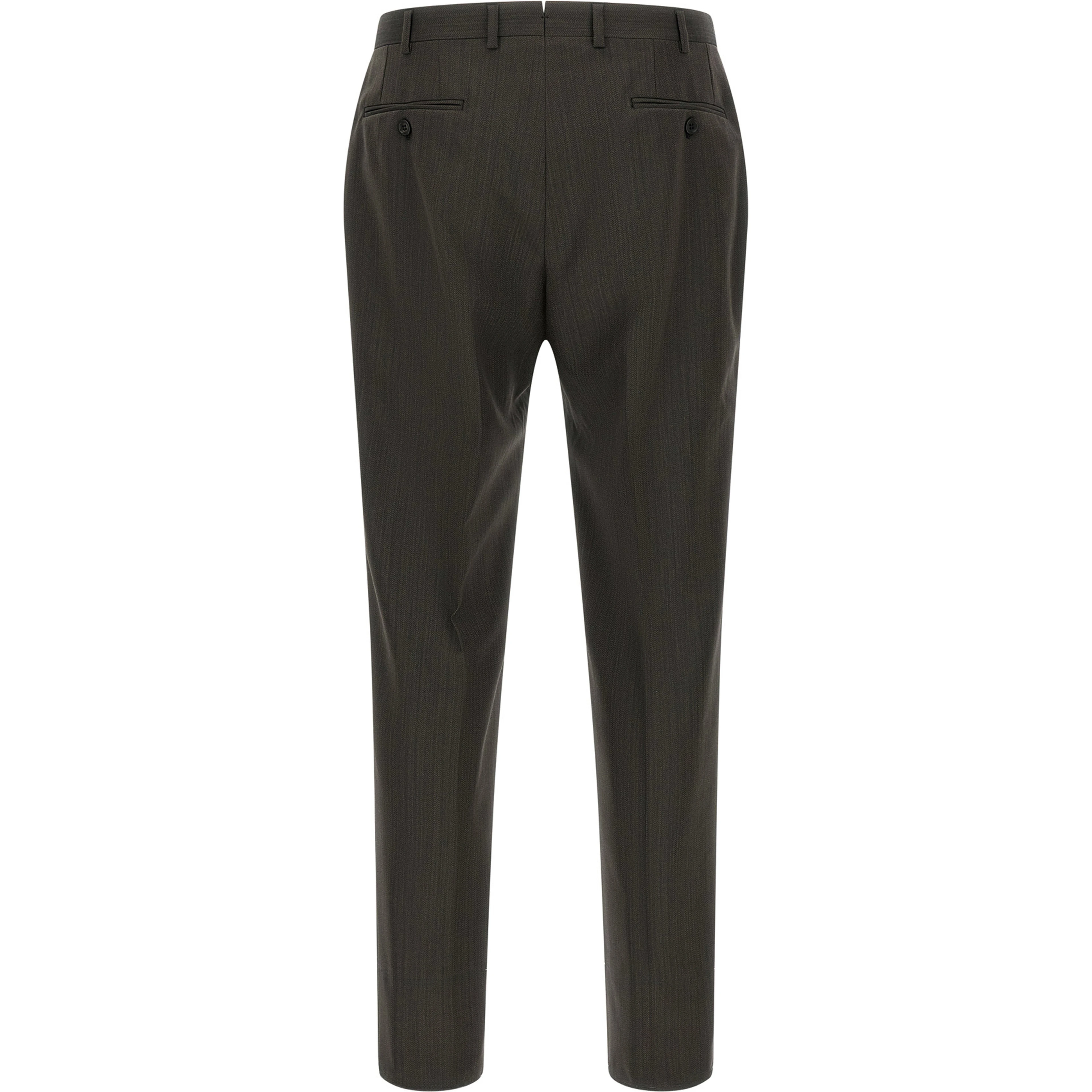 Brown Wool Two-Piece Suit