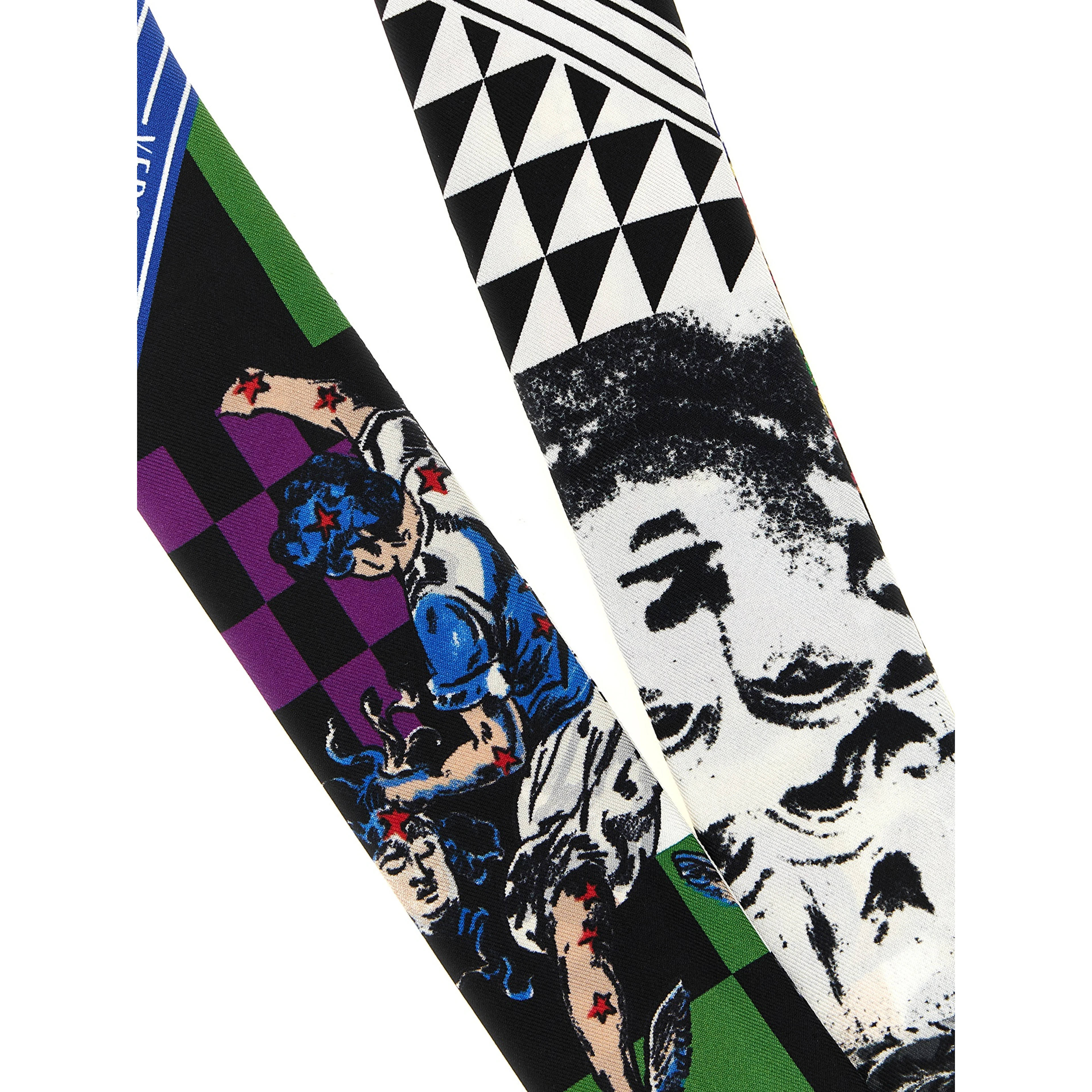 Multicolor Silk Foulard