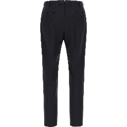 Blue Wool Two-Piece Suit