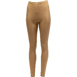 Women Leggings in Gold