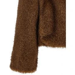 Brown Polyester Coat