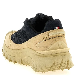 Blue Leather Athletic Sneakers