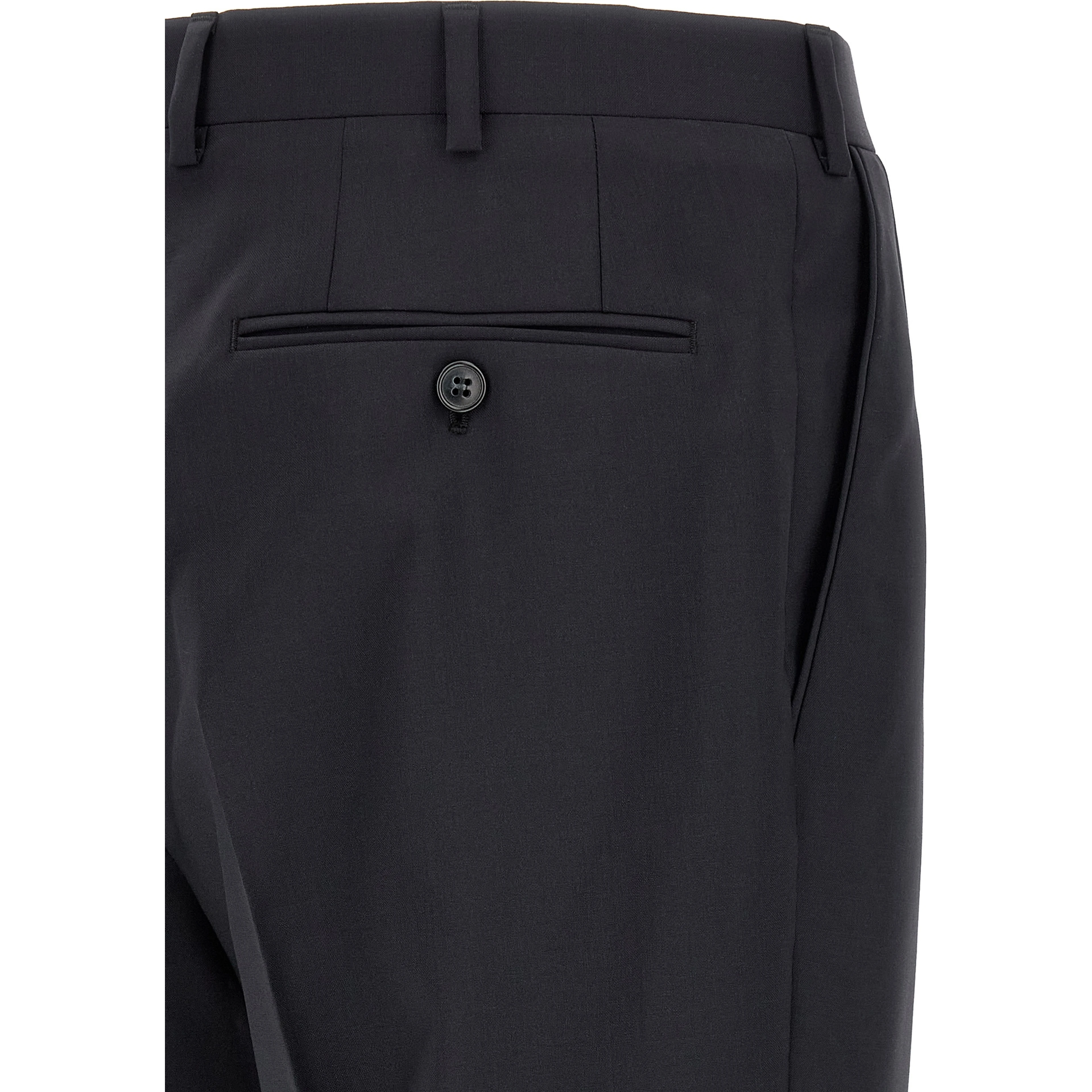 Blue Wool Two-Piece Suit