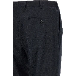 Blue Wool Two-Piece Suit