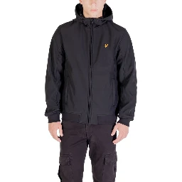 Black Polyester Parka