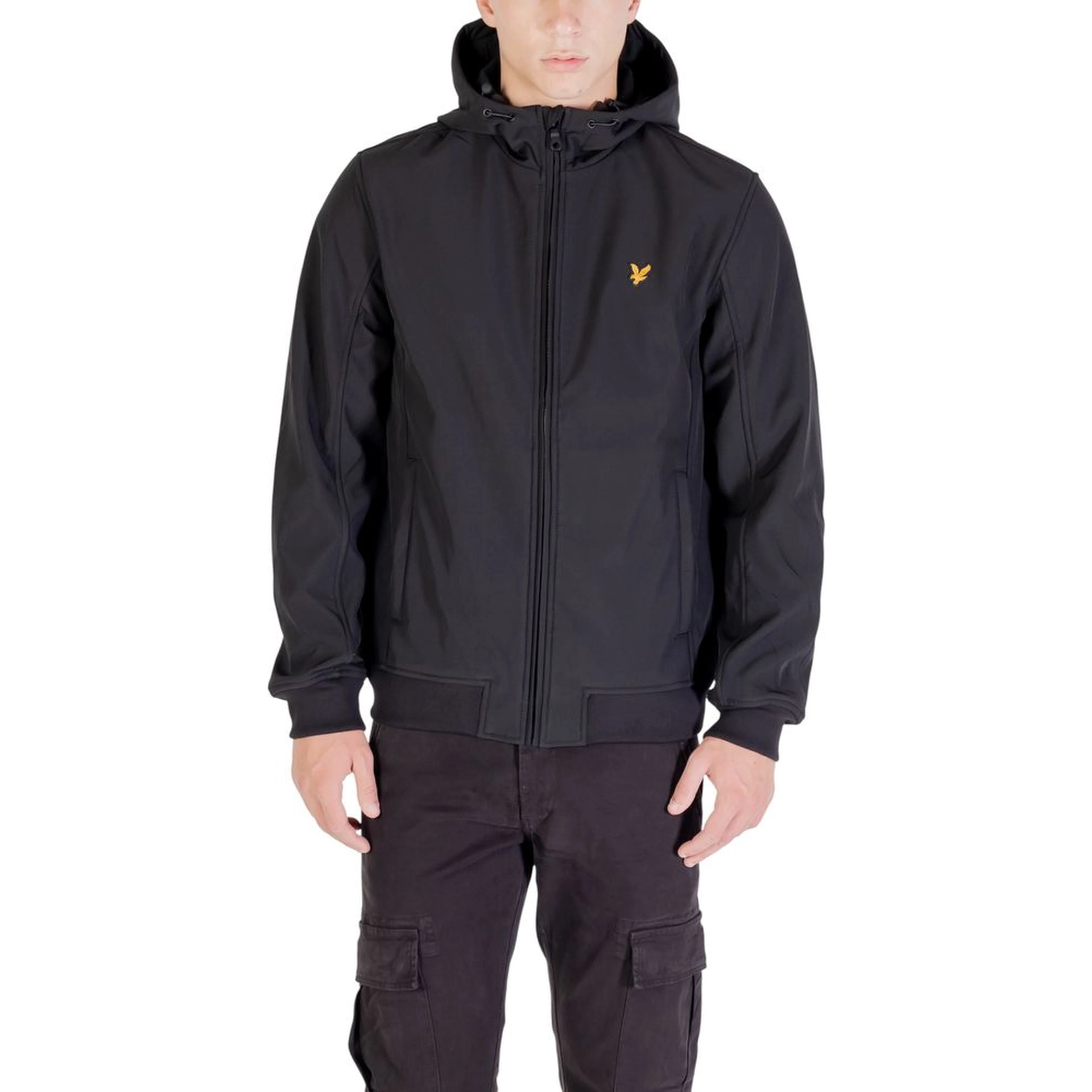 Black Polyester Parka