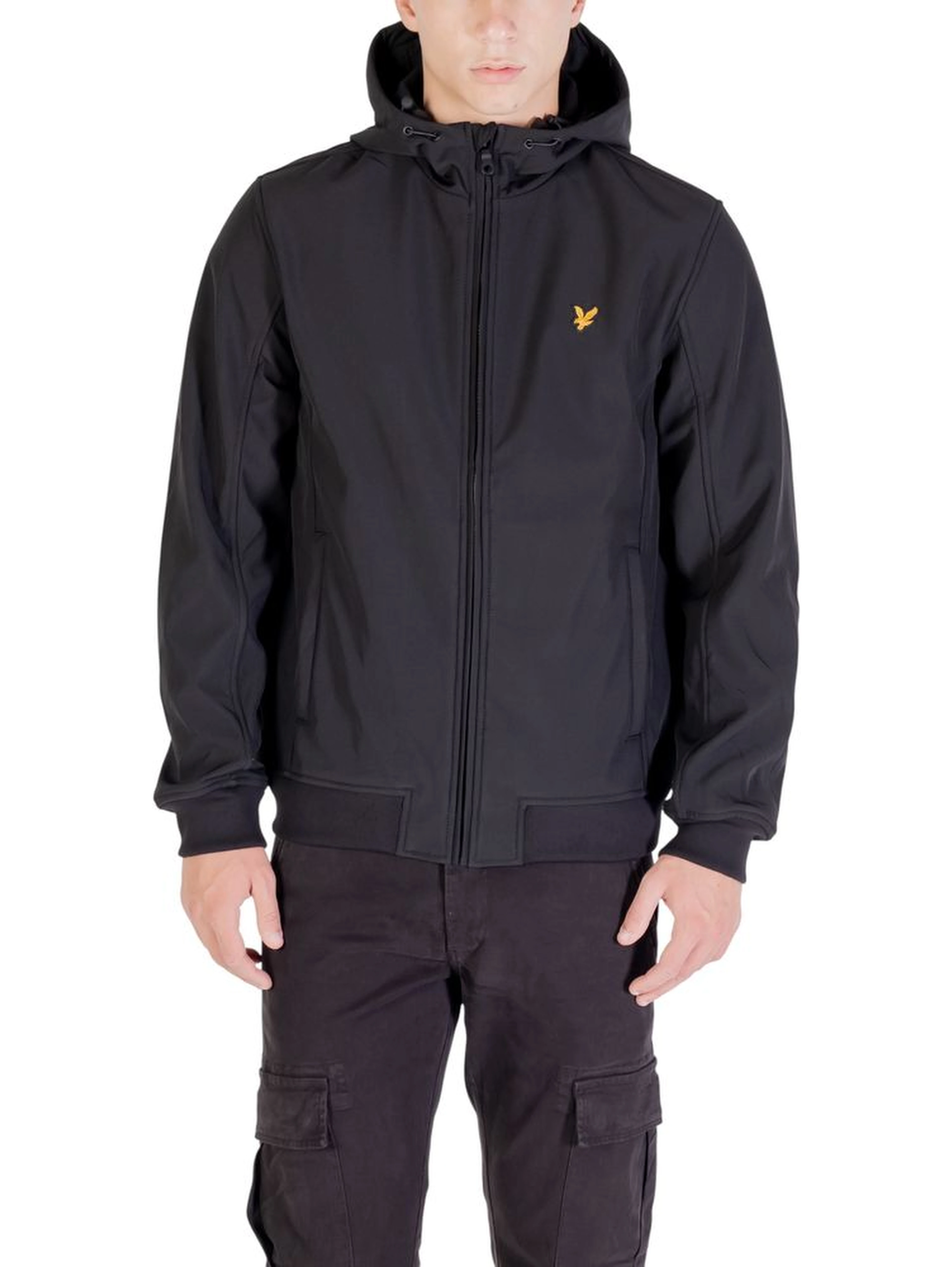 Black Polyester Parka