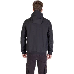 Black Polyester Parka