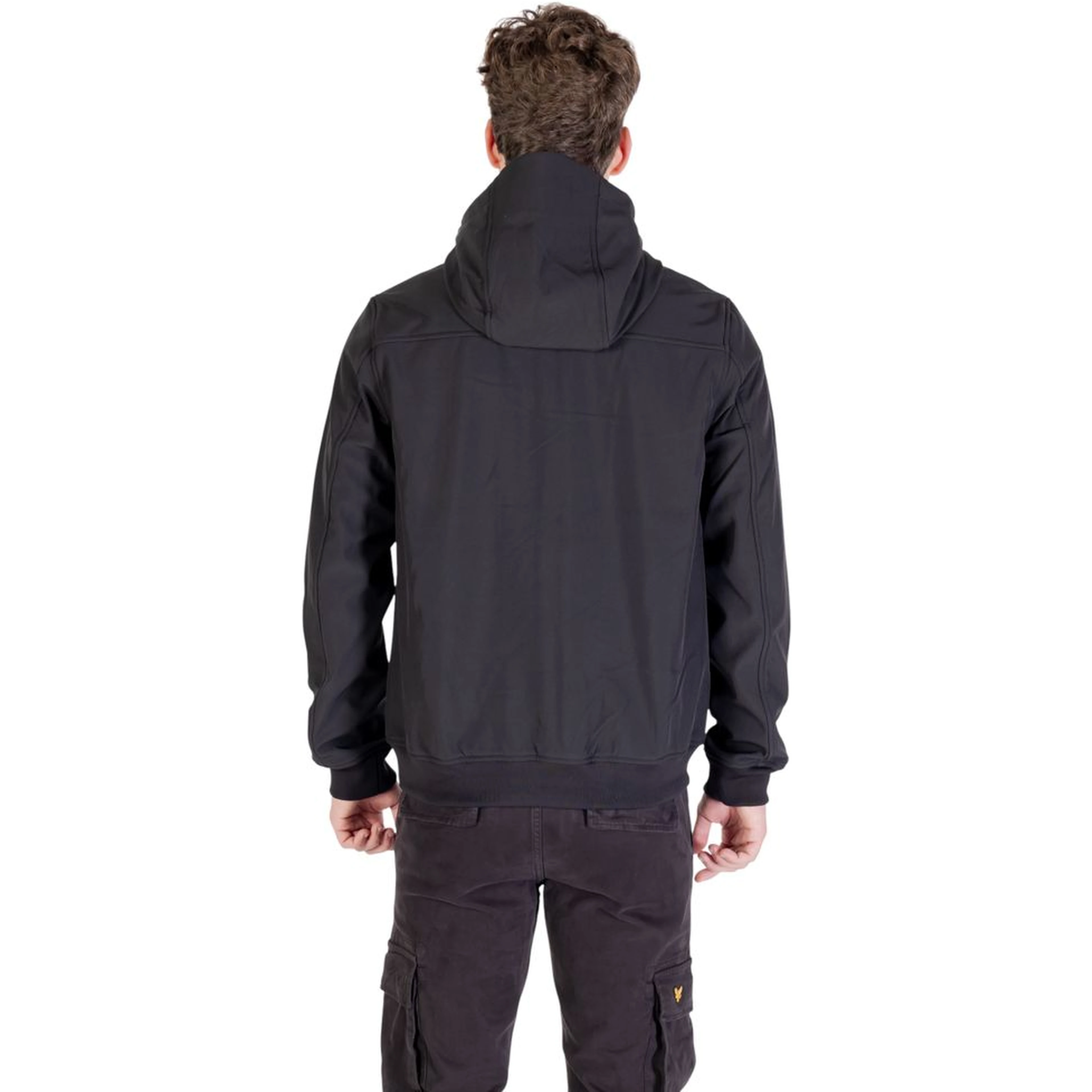Black Polyester Parka