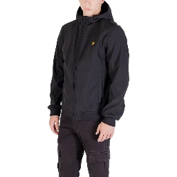 Black Polyester Parka