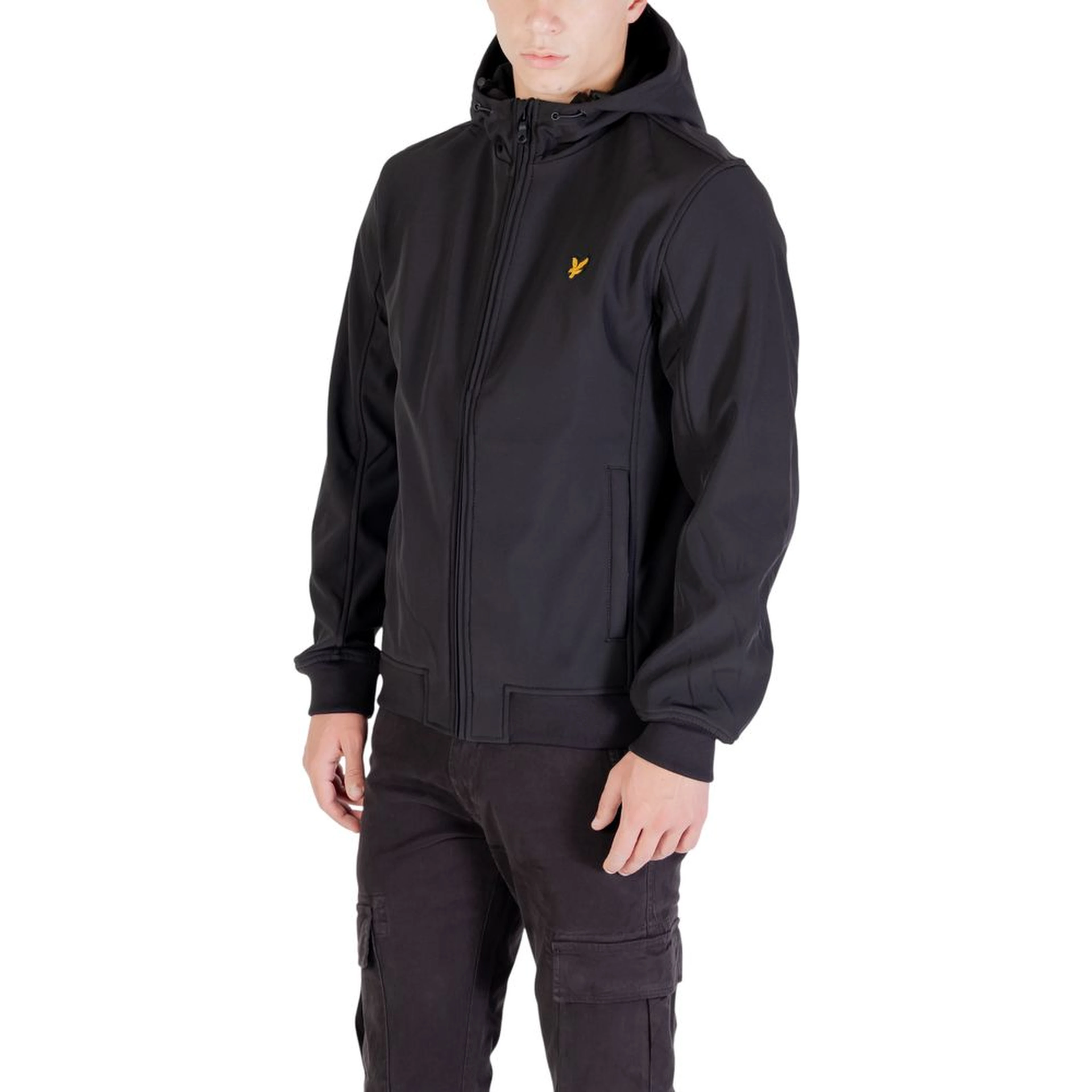 Black Polyester Parka