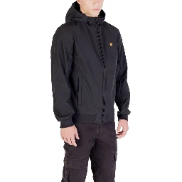 Black Polyester Parka