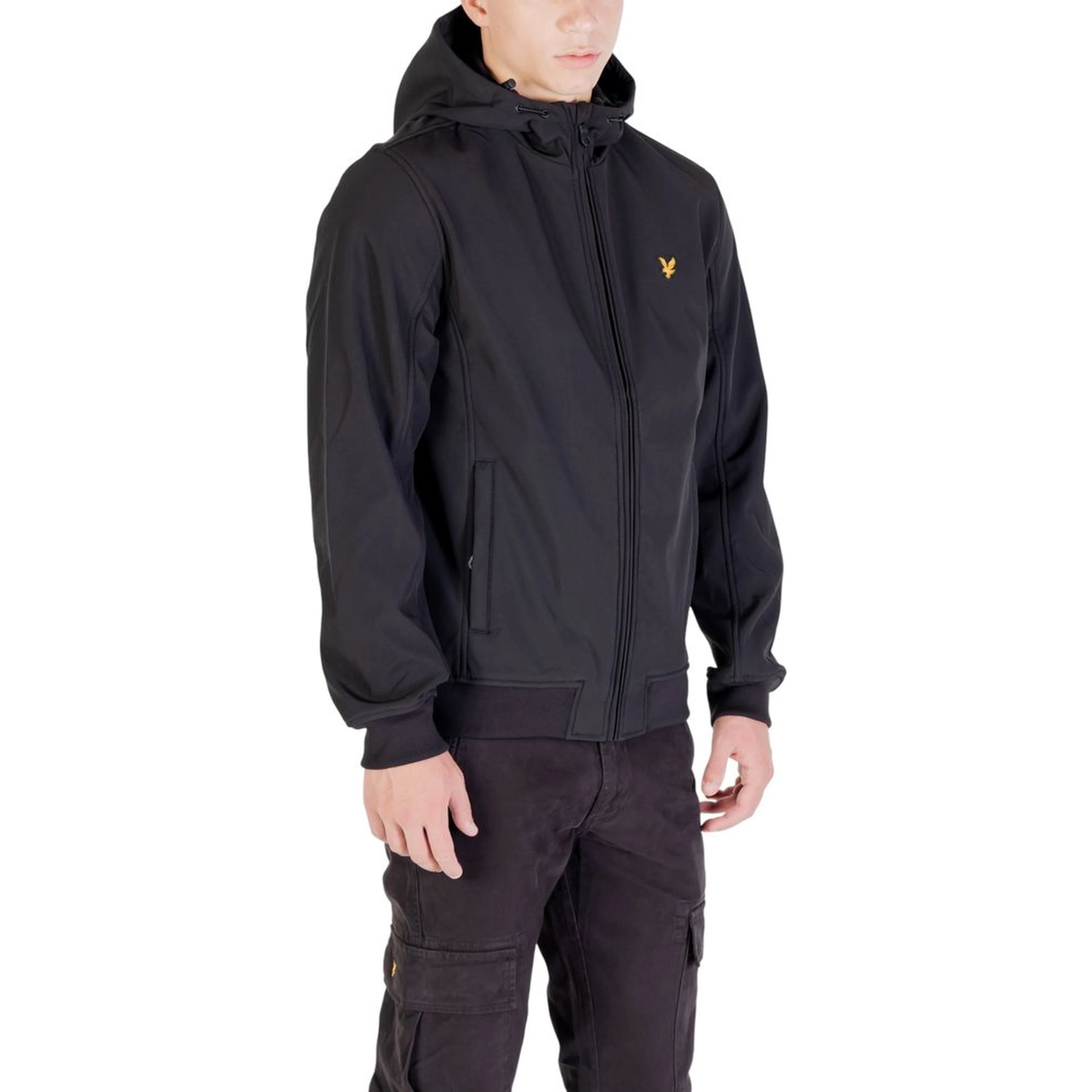 Black Polyester Parka