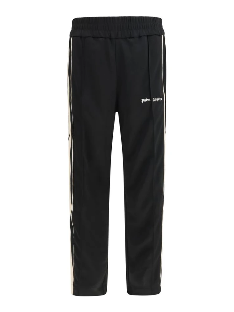 Black Polyester Joggers (Workout Pants)