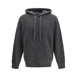 Gray Cashmere Hoodie