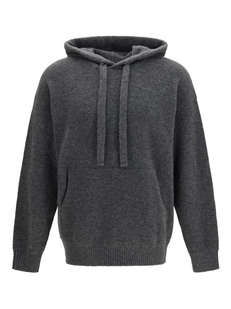 Gray Cashmere Hoodie