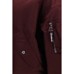 Bordeaux Nylon Bomber