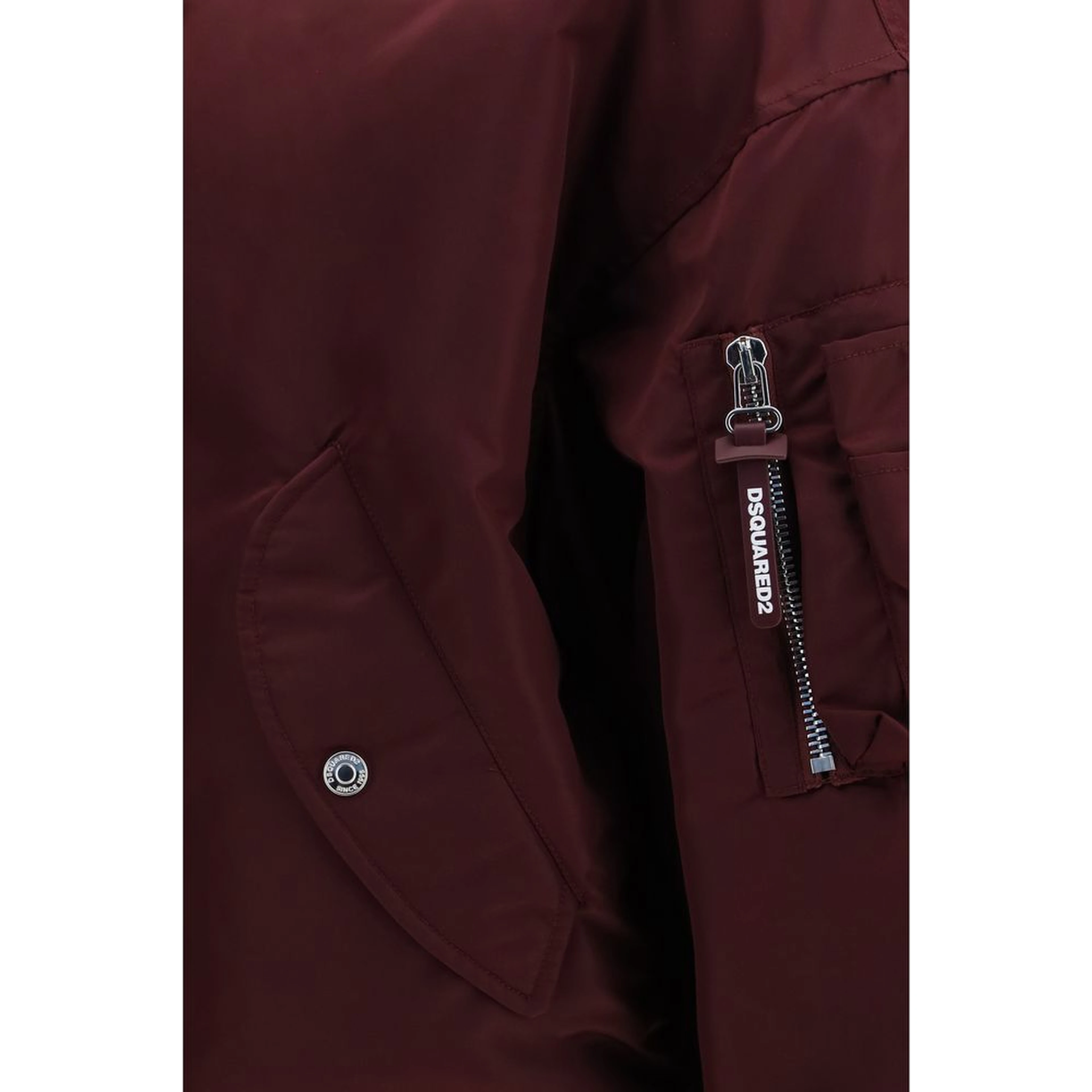 Bordeaux Nylon Bomber