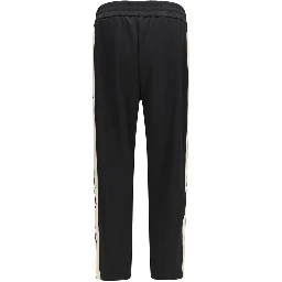 Black Polyester Joggers (Workout Pants)