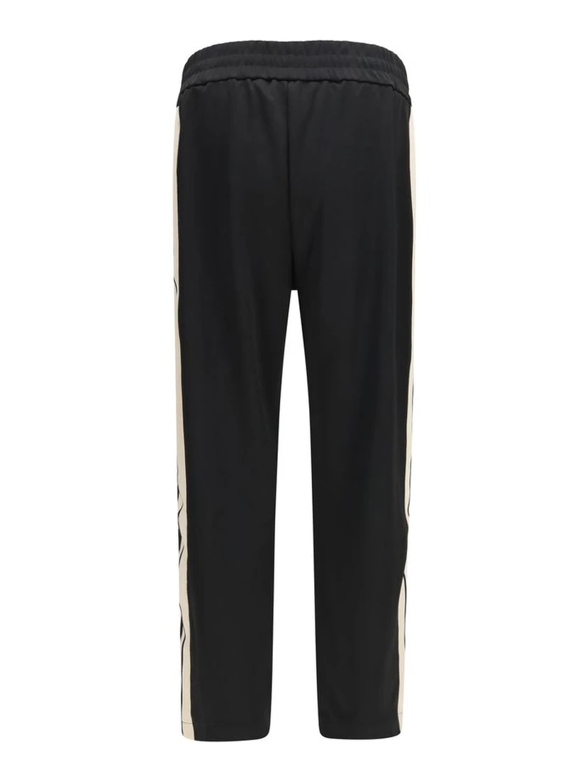 Black Polyester Joggers (Workout Pants)