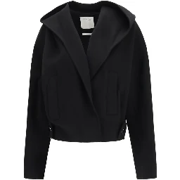 Black Wool Oves Aries Full-Length Jacket