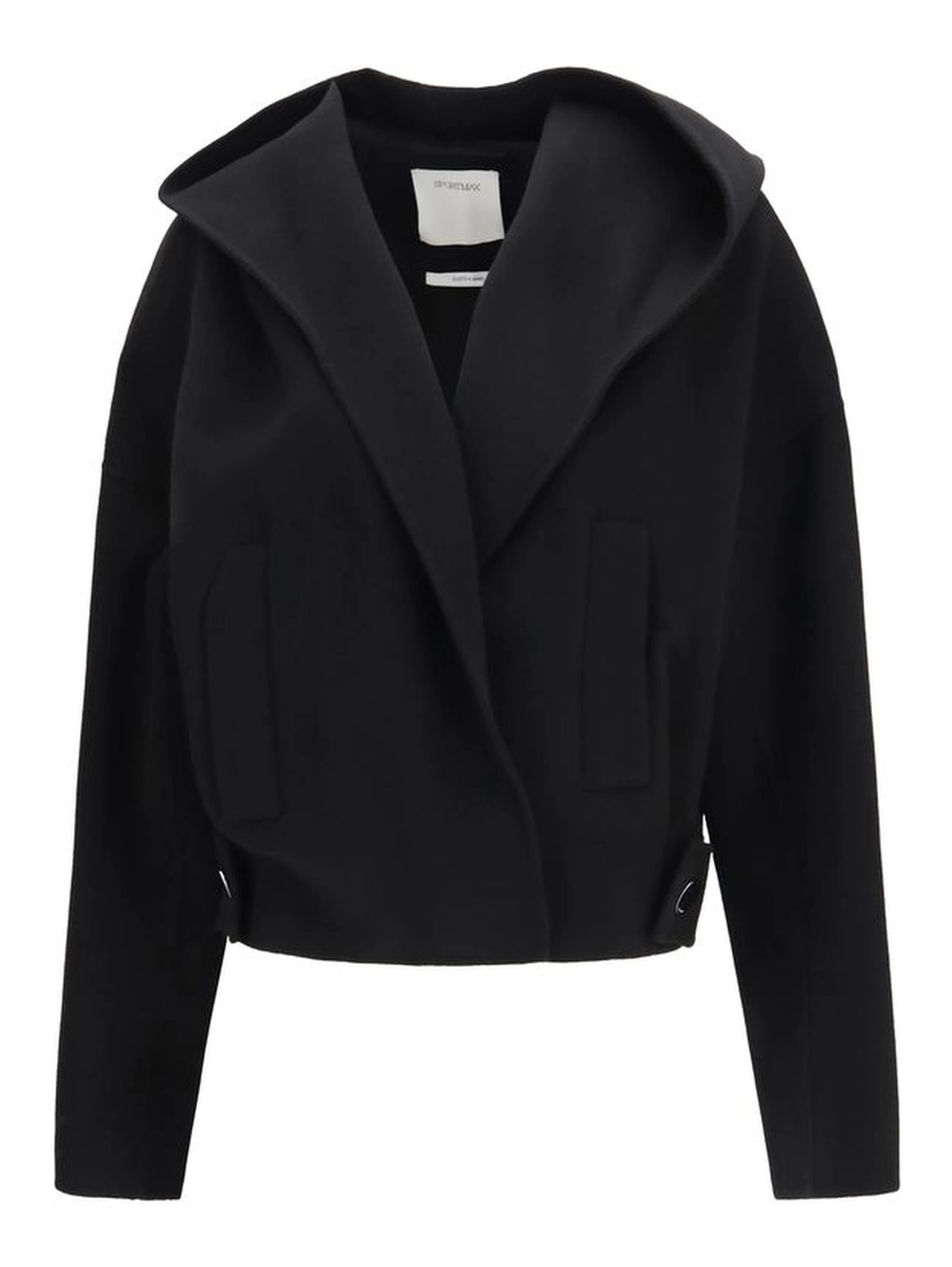 Black Wool Oves Aries Full-Length Jacket