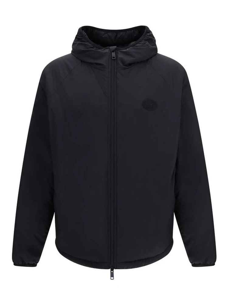 Black Nylon Shell Jacket