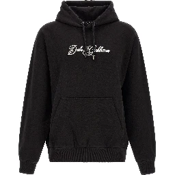 Black Cotton Sweatshirt