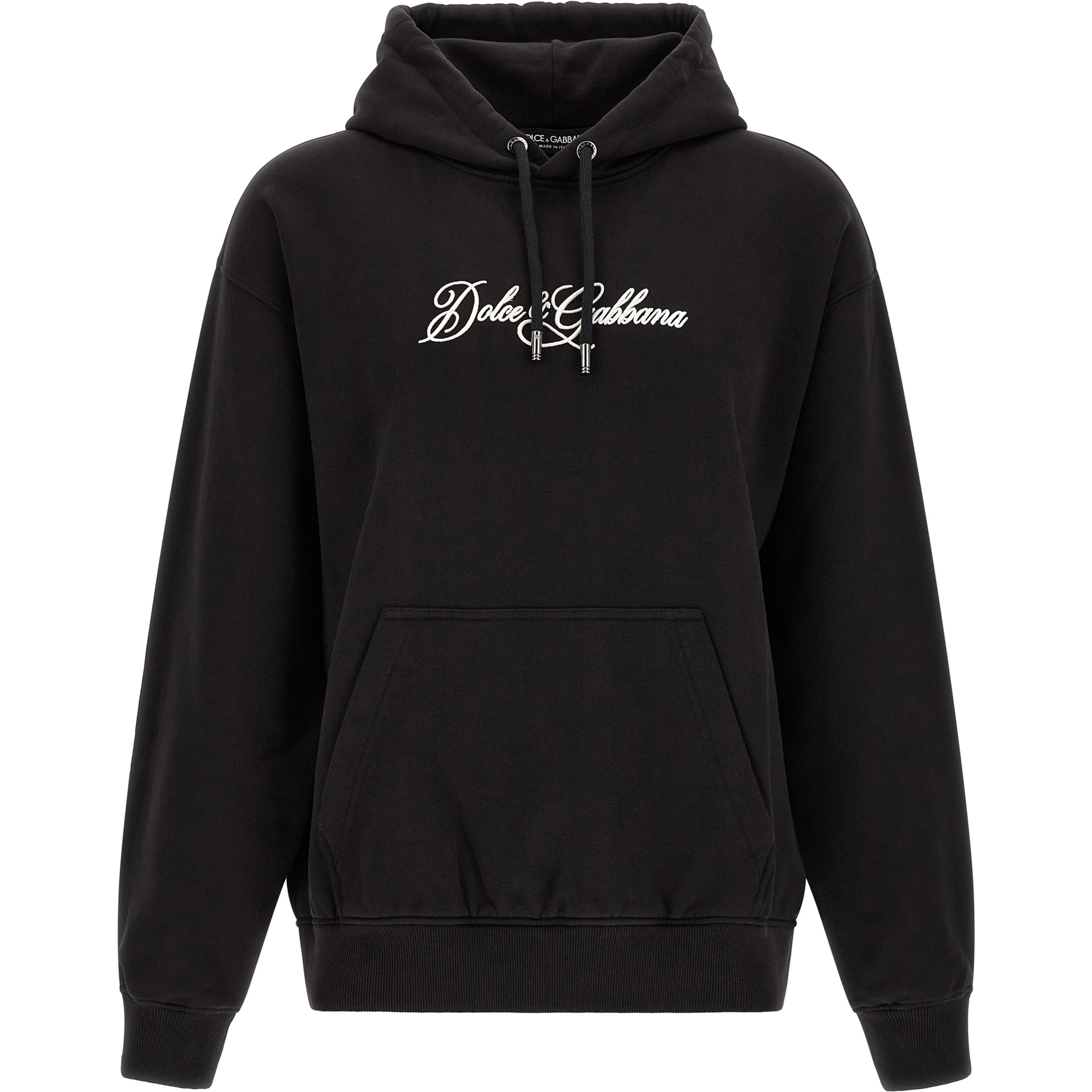 Black Cotton Sweatshirt