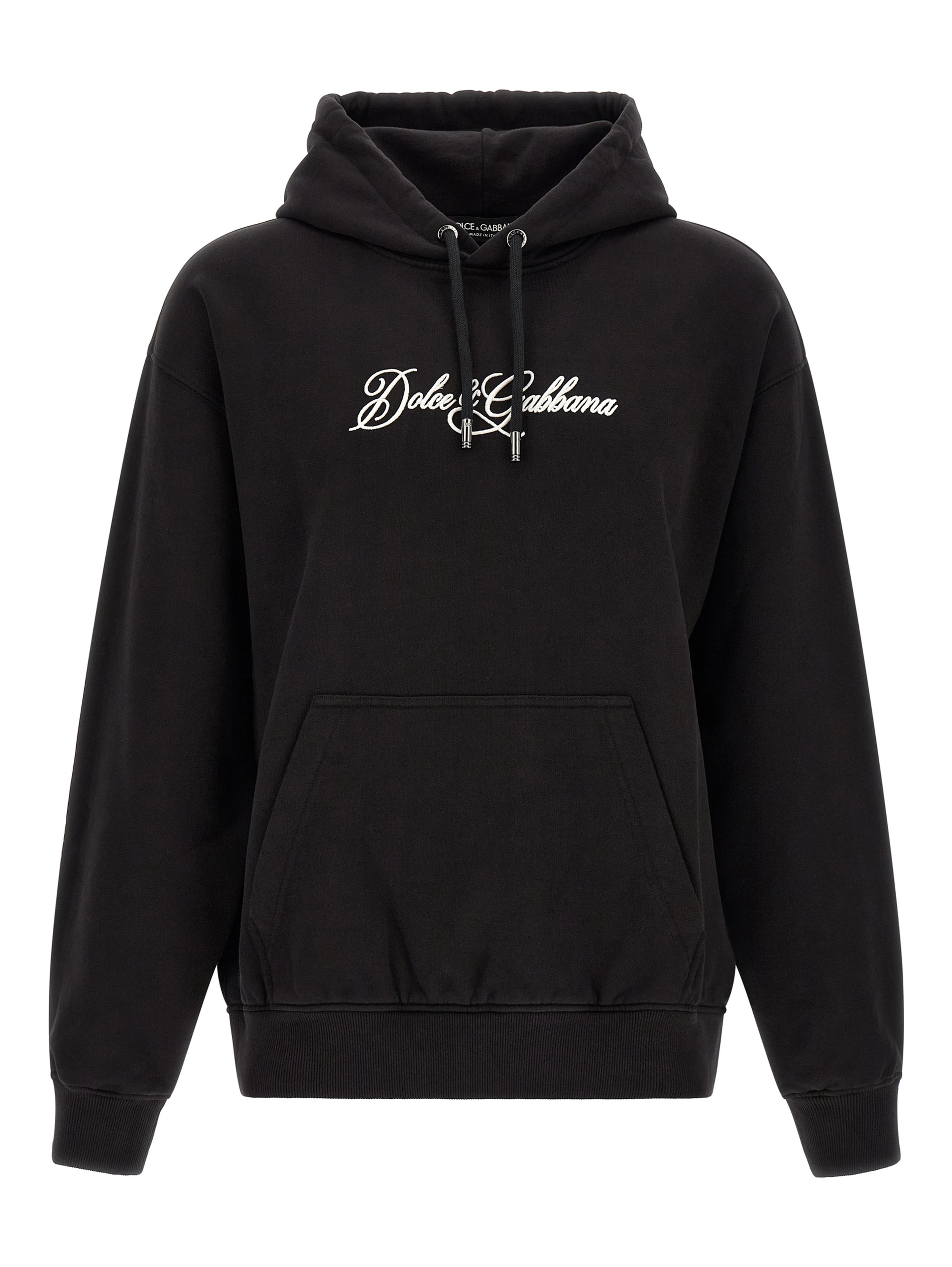 Black Cotton Sweatshirt