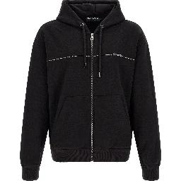 Black Cotton Sweatshirt