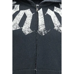Black Cotton Sweatshirt