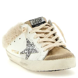 White Leather Chunky Sneakers