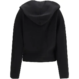 Black Wool Oves Aries Full-Length Jacket