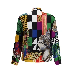 Multicolor Silk Pattern Shirt