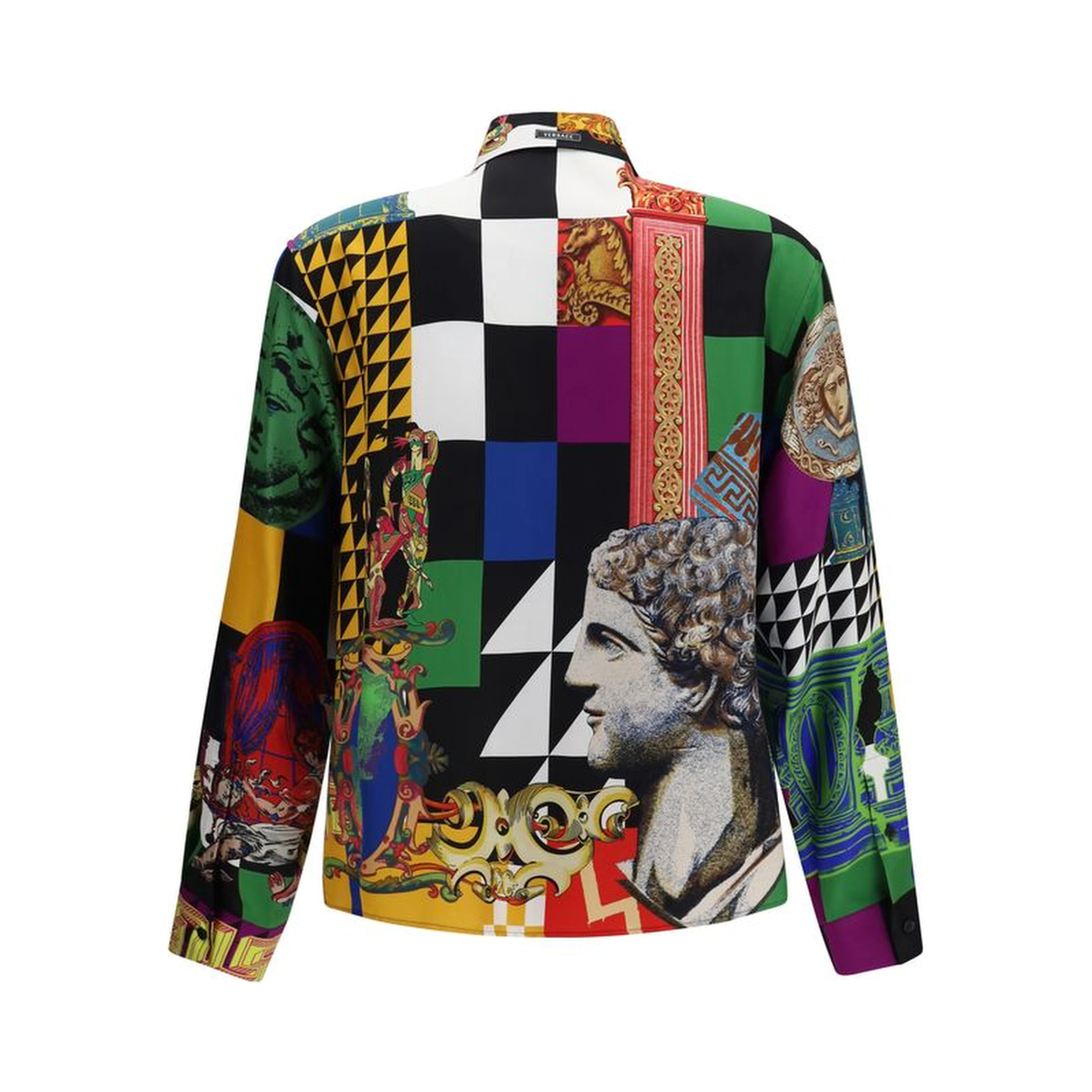Multicolor Silk Pattern Shirt