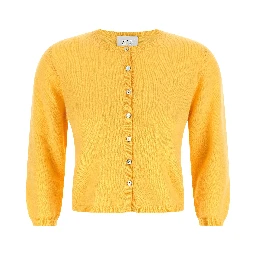 Bicolor Cashmere Cardigan