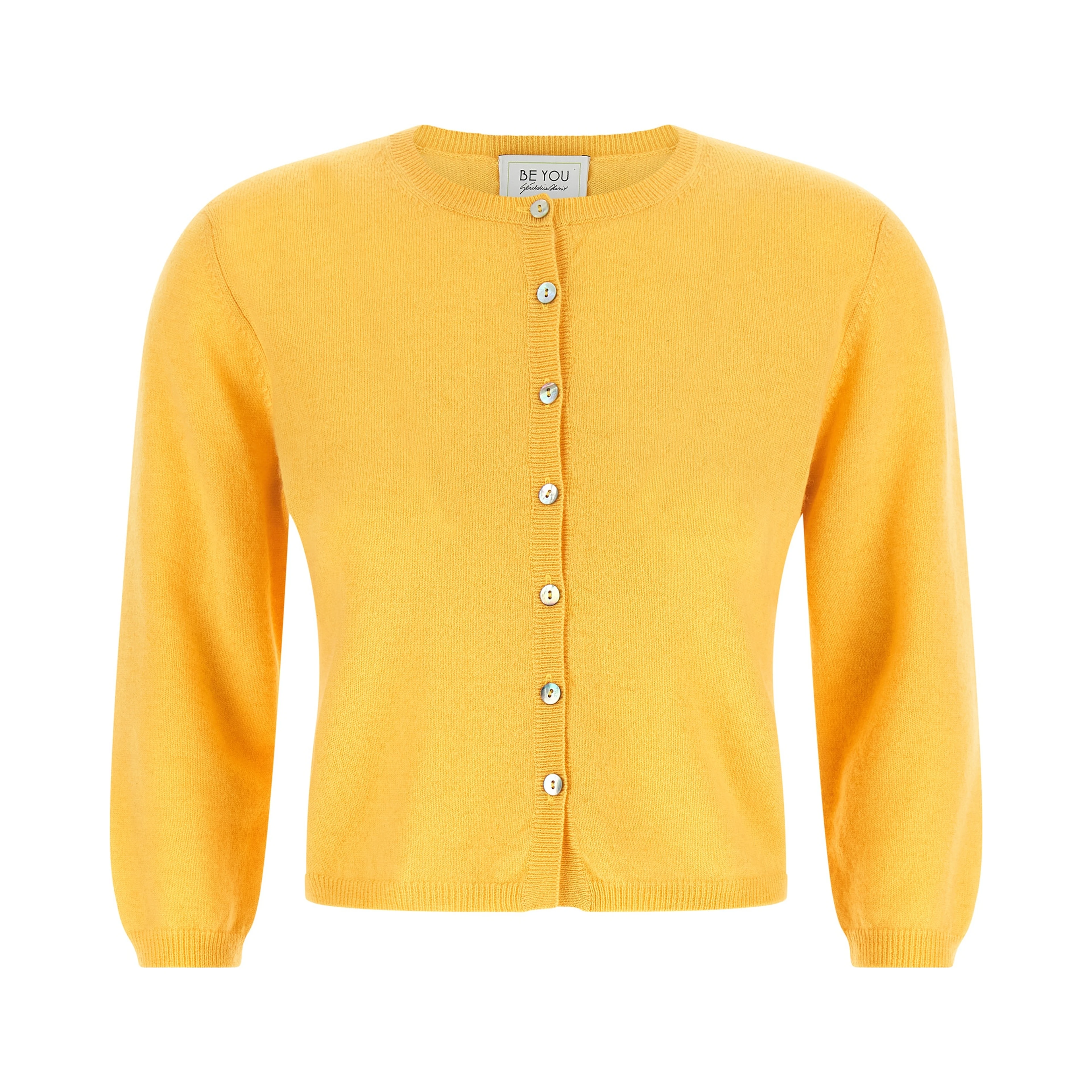Bicolor Cashmere Cardigan