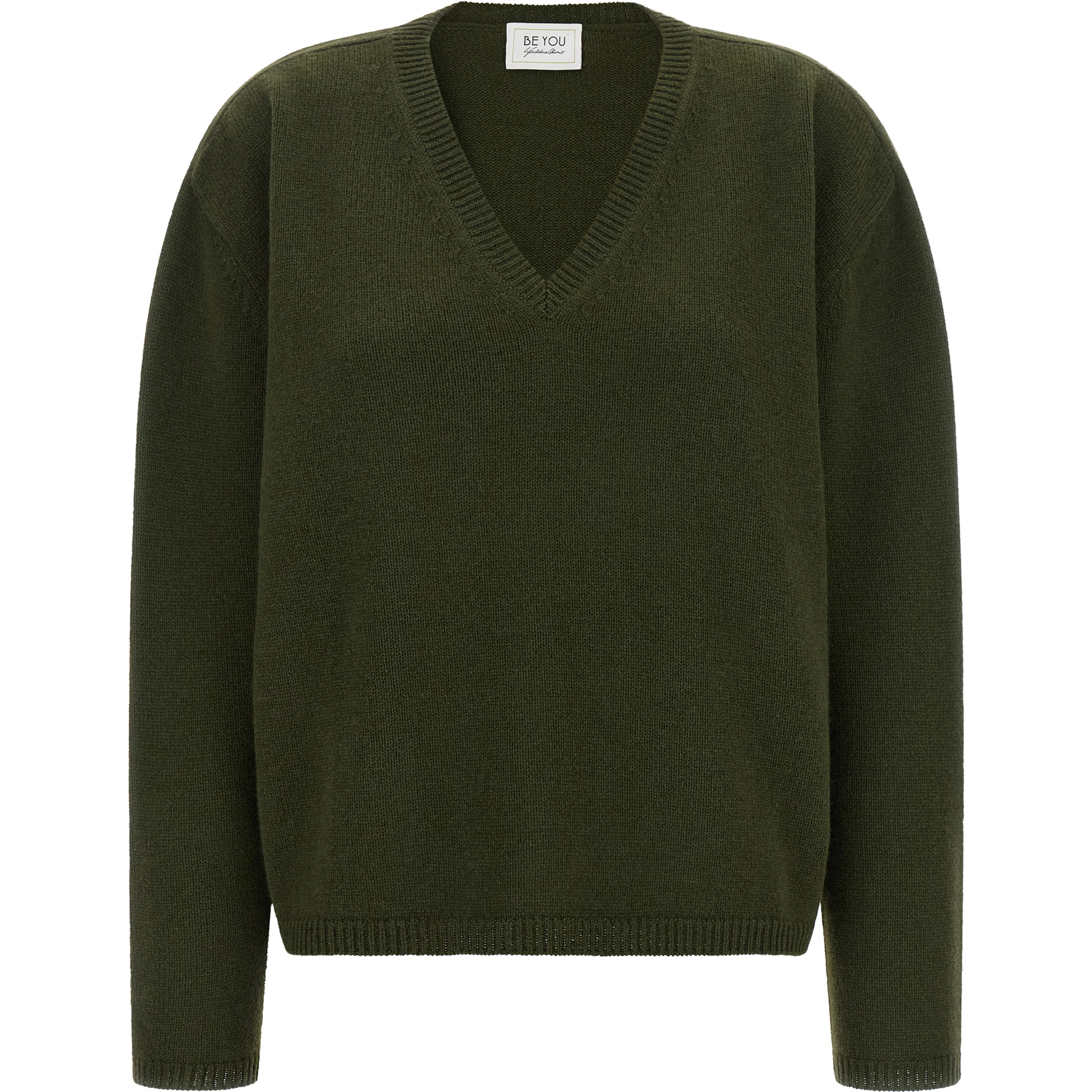 Bicolor Cashmere Cardigan