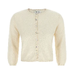 White Cashmere Cardigan