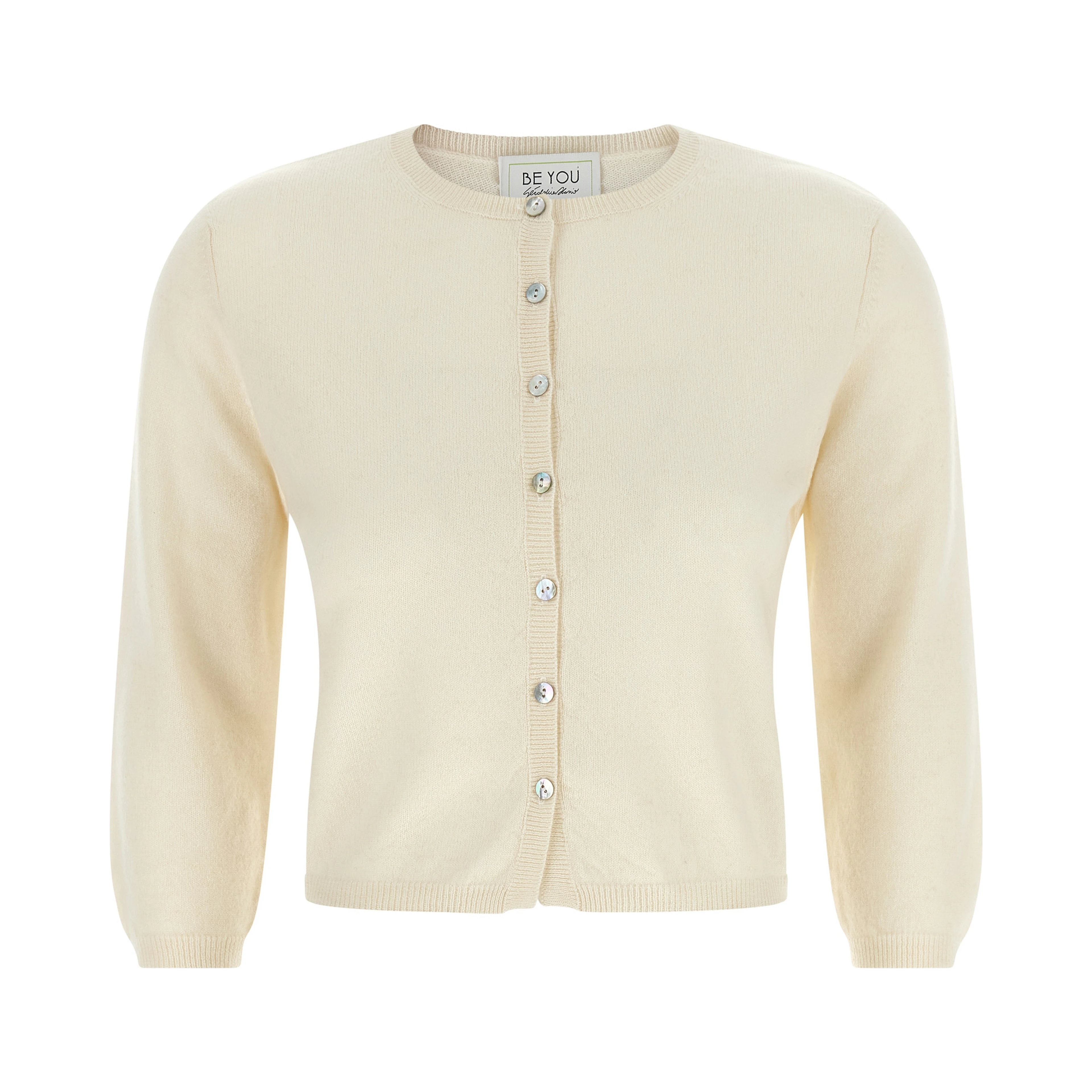 White Cashmere Cardigan