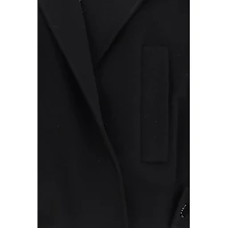 Black Wool Oves Aries Full-Length Jacket