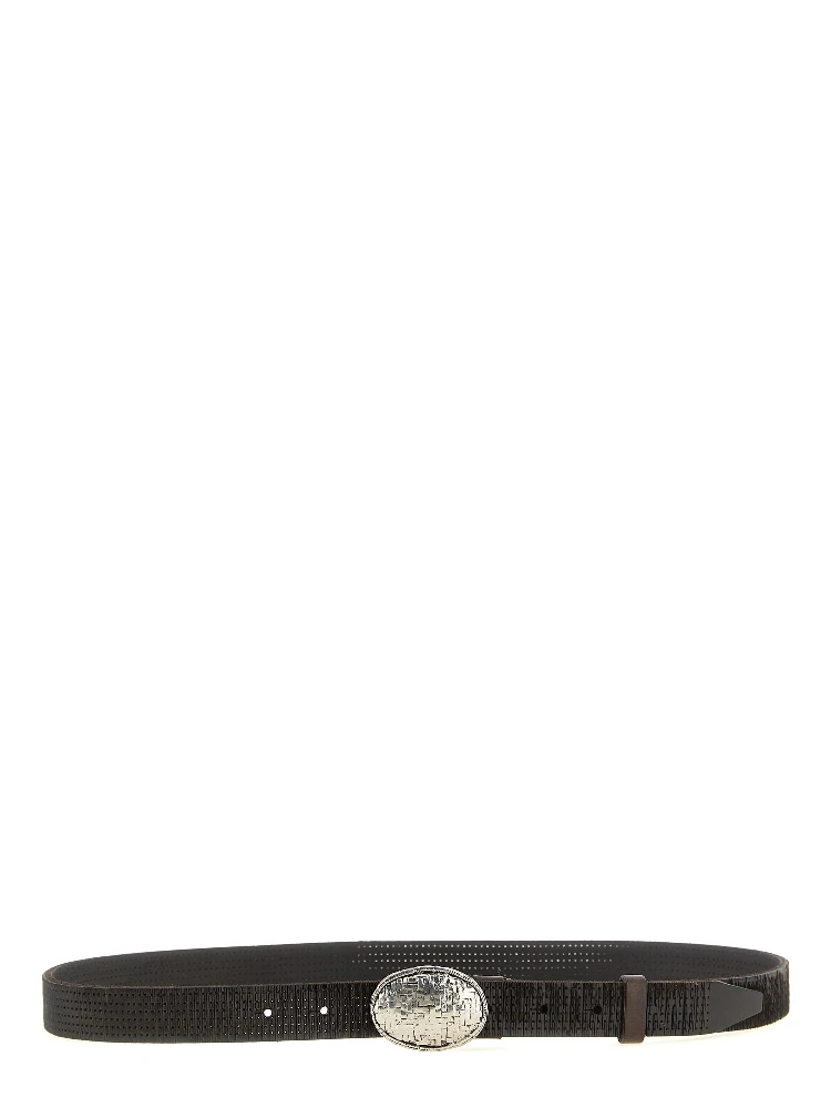 Brown Calfskin Regular Belt