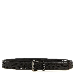 Brown Leather Regular Belt