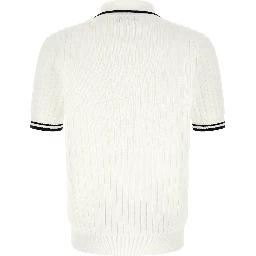 Bicolor Cotton Polo Shirt